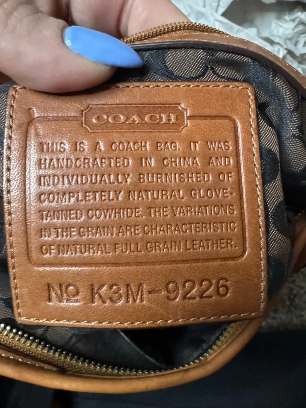 Coach vintage ergo Hobo Shoulder Bag in Cognac Brown - Picture 9 of 9